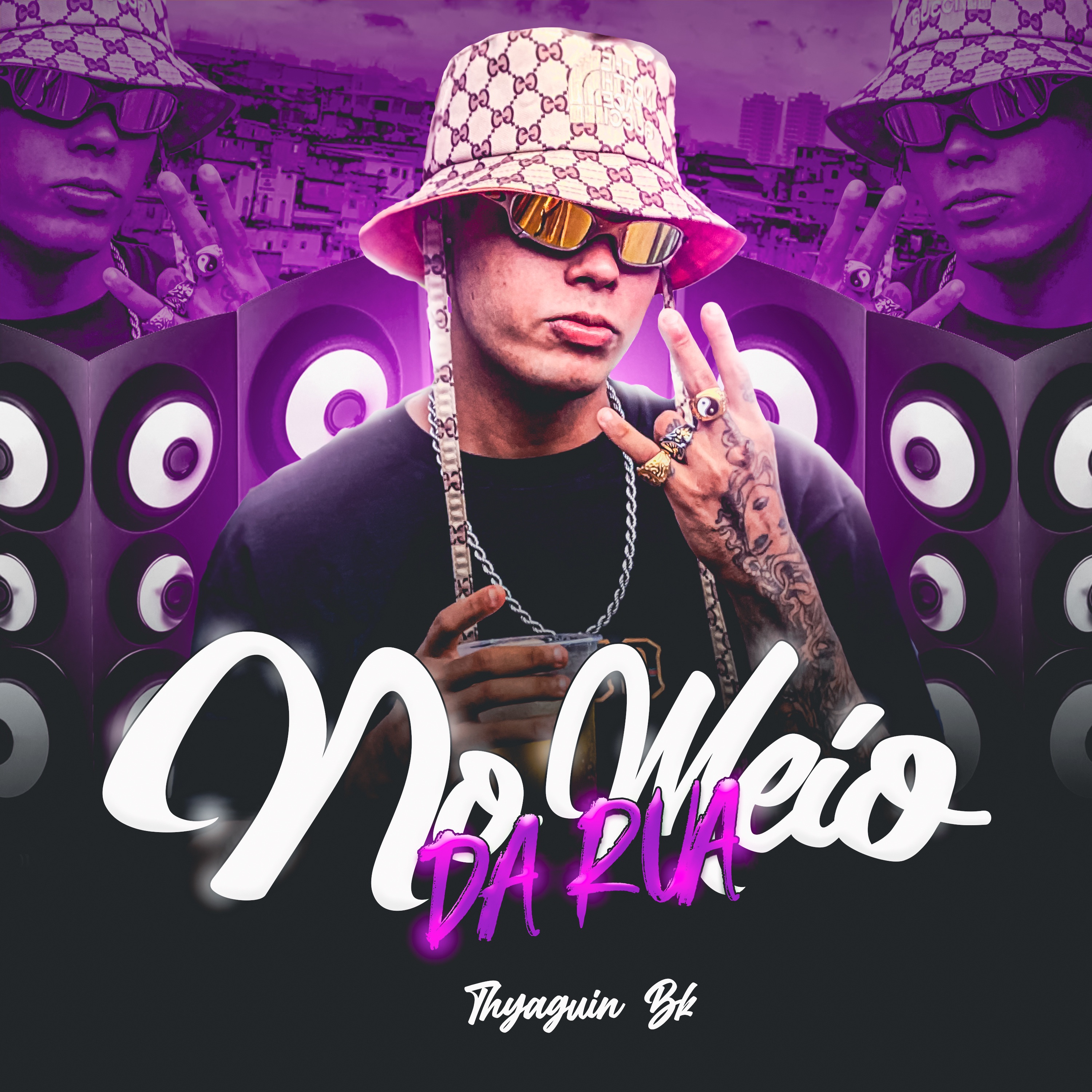 No Meio da Rua - Single by Thyaguin bk album cover