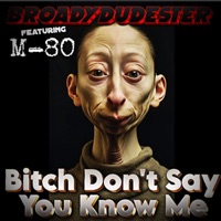 Bitch Don't Say You Know Me (feat. M-80) - Single - Broadydudester