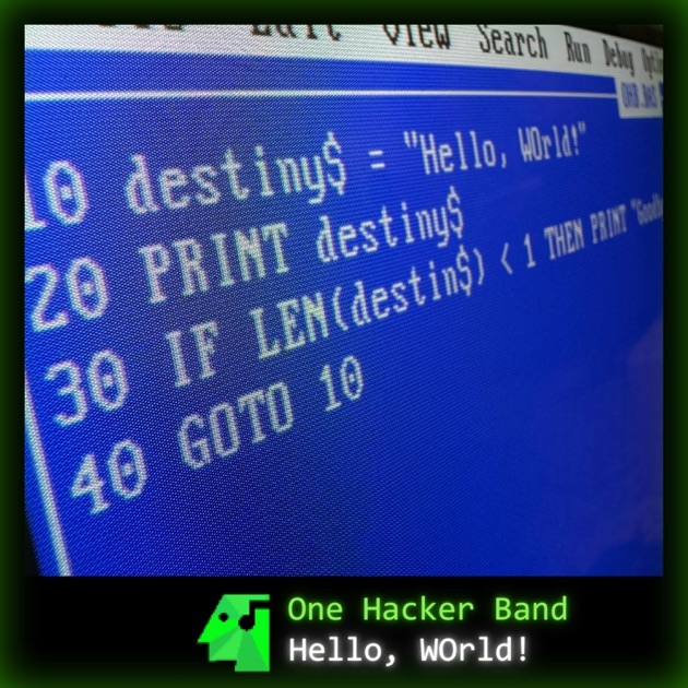 Hello, WOrld! - Album by One Hacker Band - Apple Music