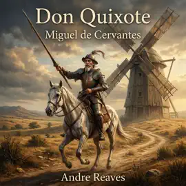 Don Quixote: A masterpiece of Classic Literature / Satire! Follow a delightfully deluded knight and his loyal squire on a hilarious, heartwarming quest where windmills become towering giants.