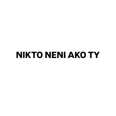 nikto neni ako ty - Single