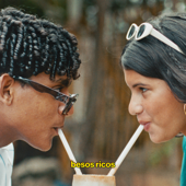 Besos Ricos song art