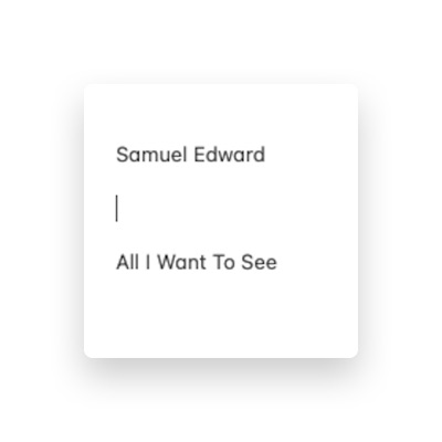 Listen to Samuel Edward, watch music videos, read bio, see tour dates & more!