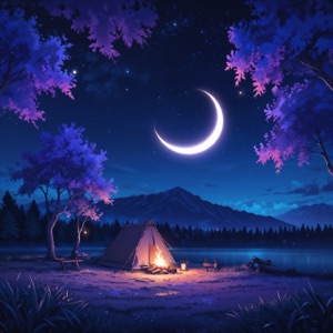 Moonlight Campfire