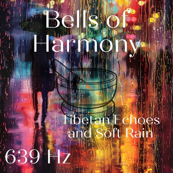 639 Hz Bells of Harmony: Tibetan Echoes and Soft Rain
