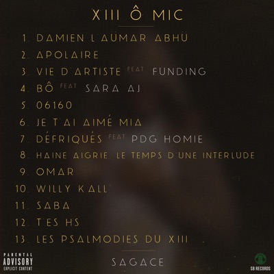 XIII Ô TRACKLIST - Single