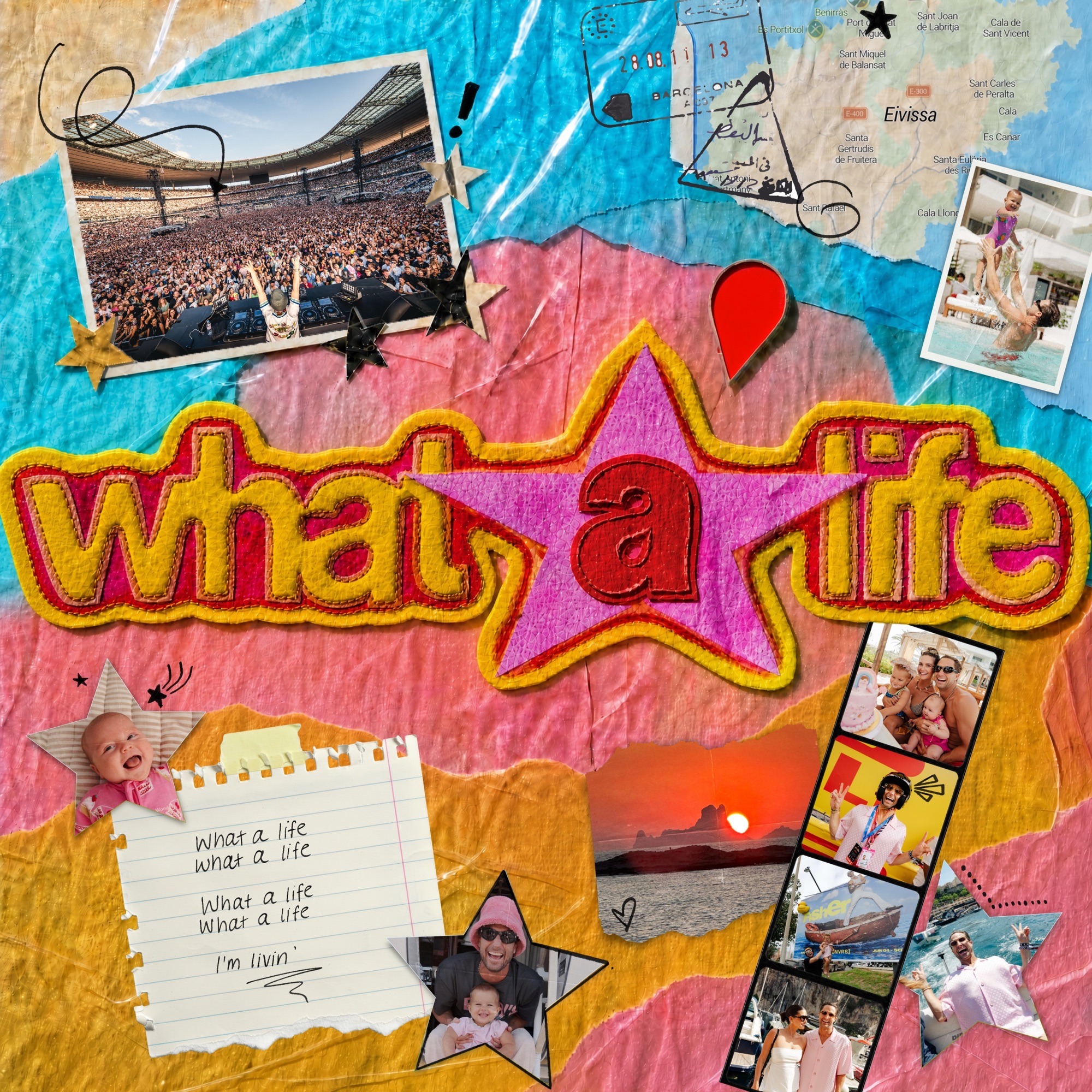 FISHER – What a Life (feat. Florence Arman) – Single Cover