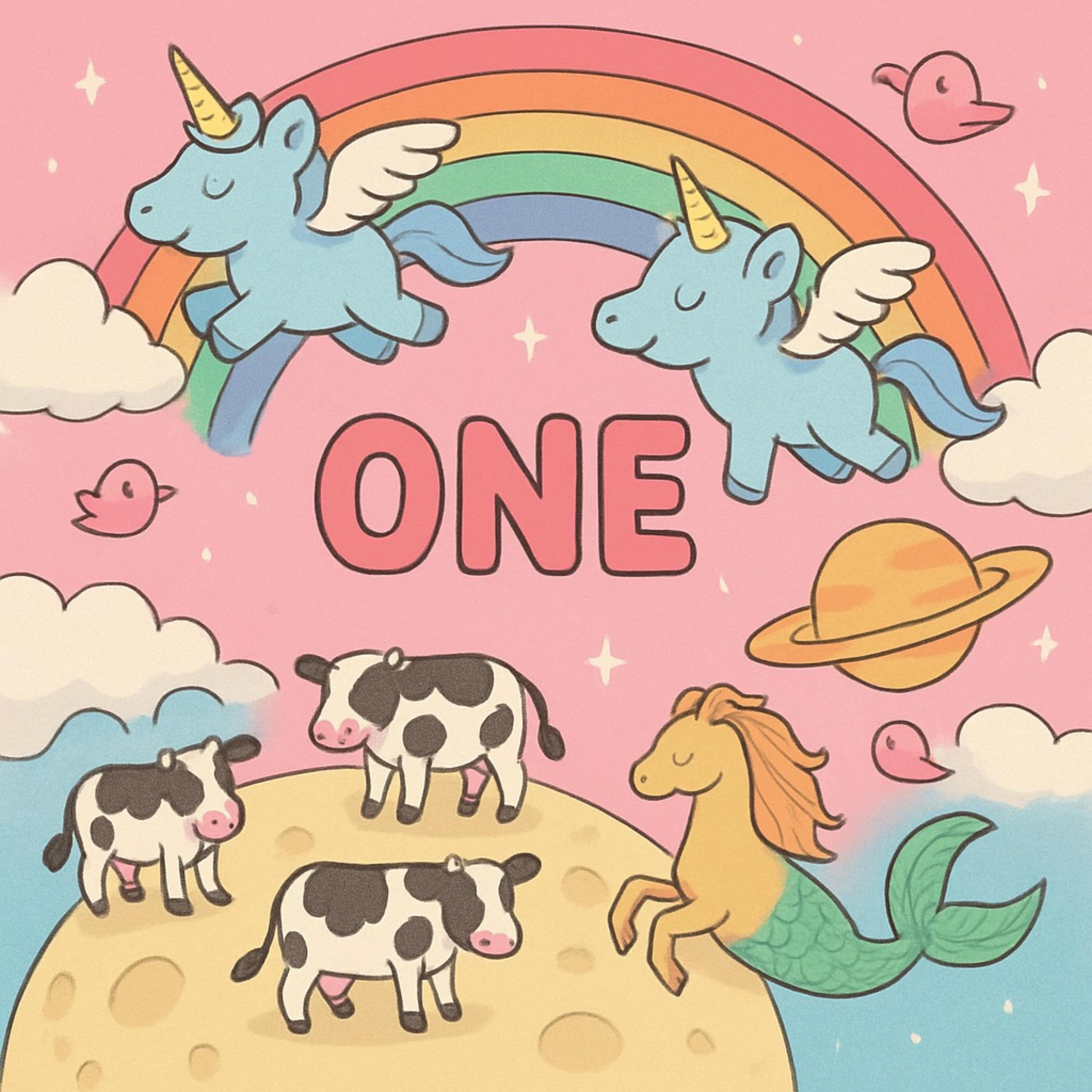 One