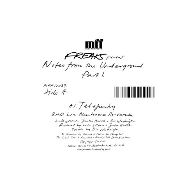 Notes from the Underground - Pt. 1 - Single