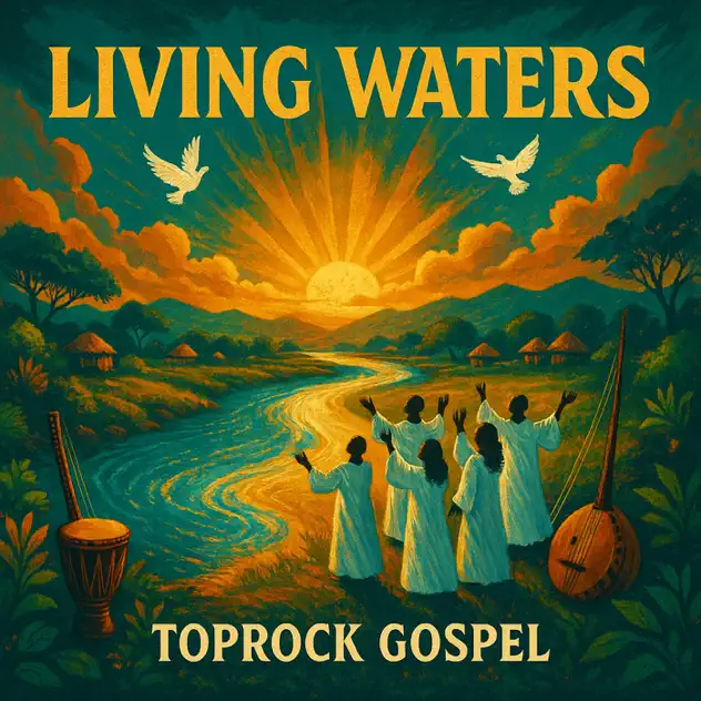 Album cover of Living Waters by Toprock Gospel ft Pastor Courage
