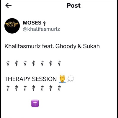 THERAPY SESSION (feat. Ghoody & Sukah) - Single