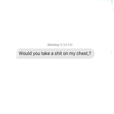Would You Take A SHIT On My Chest? - Single