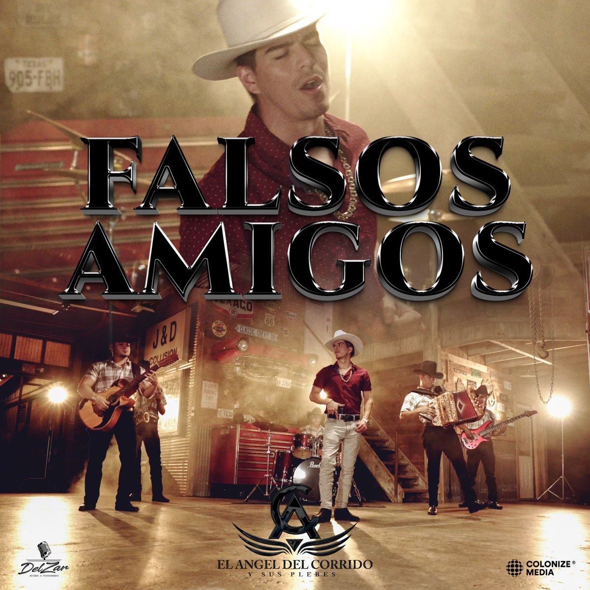 El Angel Del Corrido Y Sus Plebes Falsos Amigos - Single” álbum de El Ángel del Corrido y Sus Plebes en