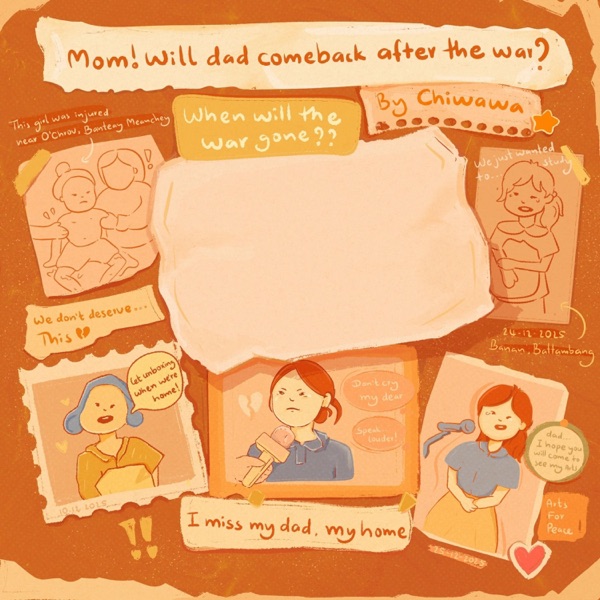 Mom! Will dad come back after the war?