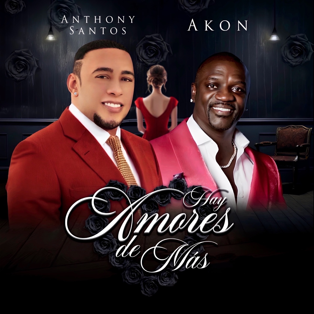 Anthony Santos & Akon – Hay Amores De Más – Single (2025) [iTunes Match M4A]