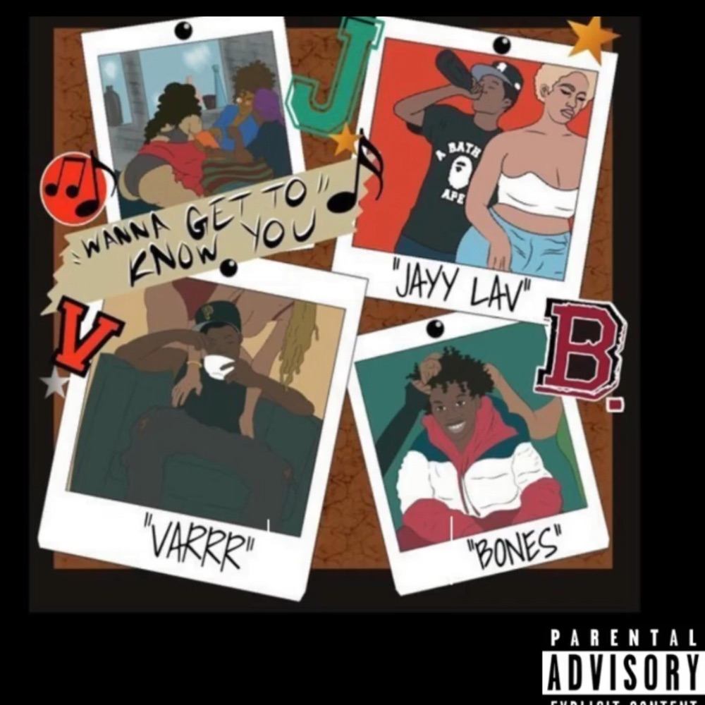 Обложка альбома «Wanna Get To Know Ya (feat. Bones Baybee Law$ & Jayy Lav) - Single» — VARRR