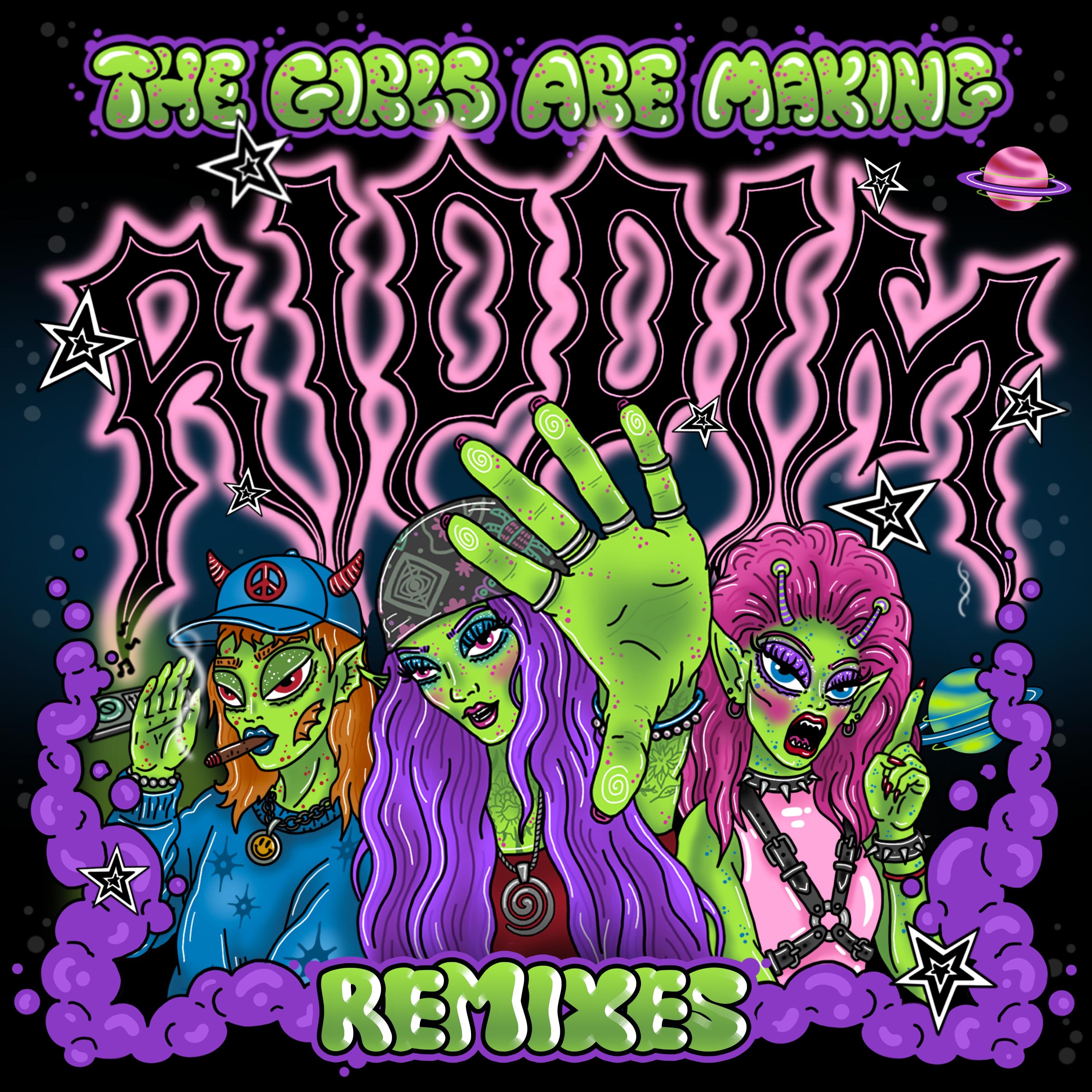 THE GIRLS ARE MAKING RIDDIM REMIXES (feat. TweenkBoosieChase) - Single release artwork