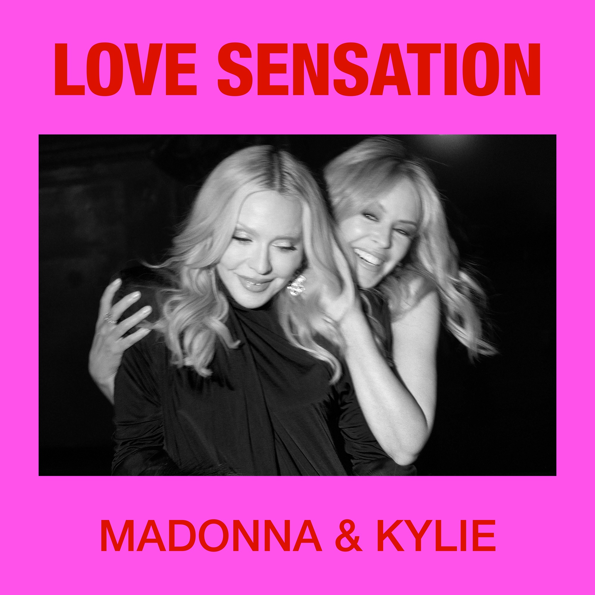 Madonna & Kylie Minogue – Love Sensation (Afterhours Mix) – Single Cover