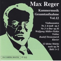 Reger: The Complete Chamber Music, Vol. 12 - Philipp Naegele & Richard Laugs