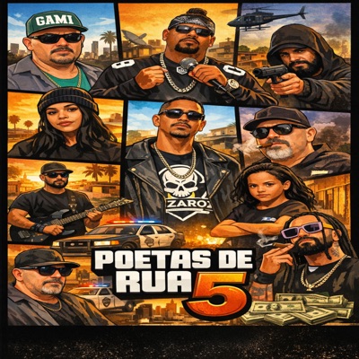 Poetas de Rua 5 (feat. Sky Blue, Nova'ment rap, raika mc & Mano Dáblio) - Single