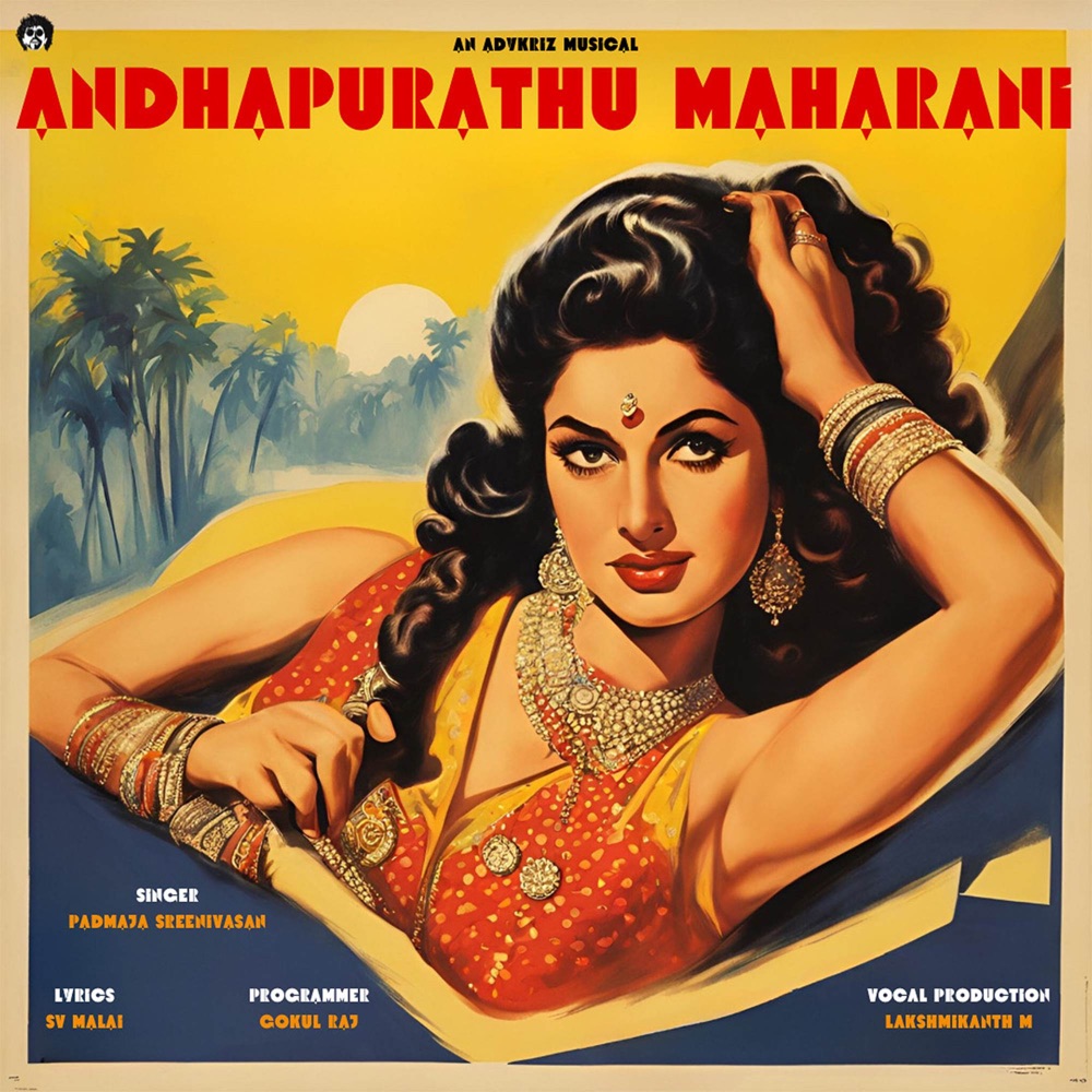 Обложка альбома «Andhapurathu Maharani - Single» — ADY KRIZ & Padmaja Sreenivasan