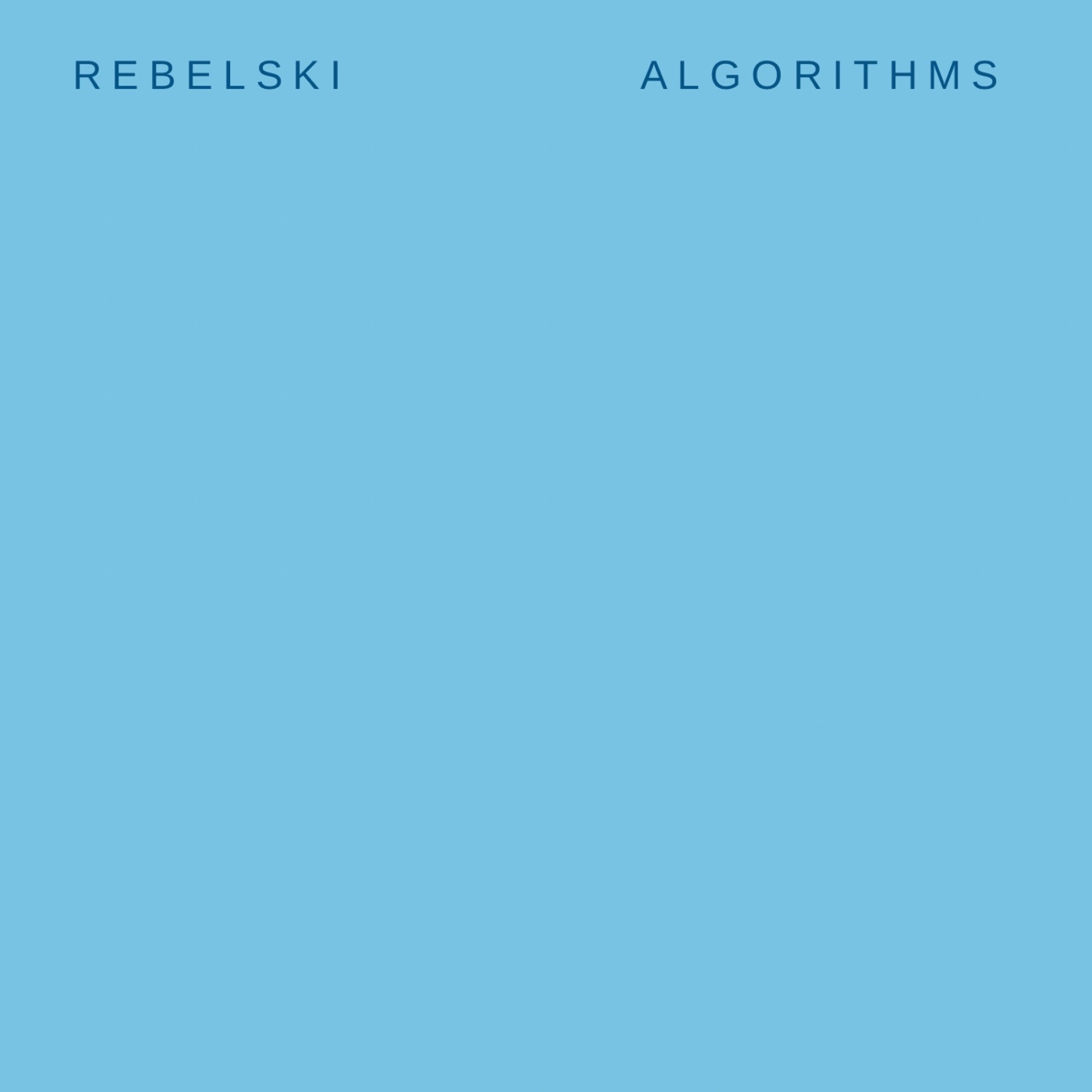Algorithms by Rebelski