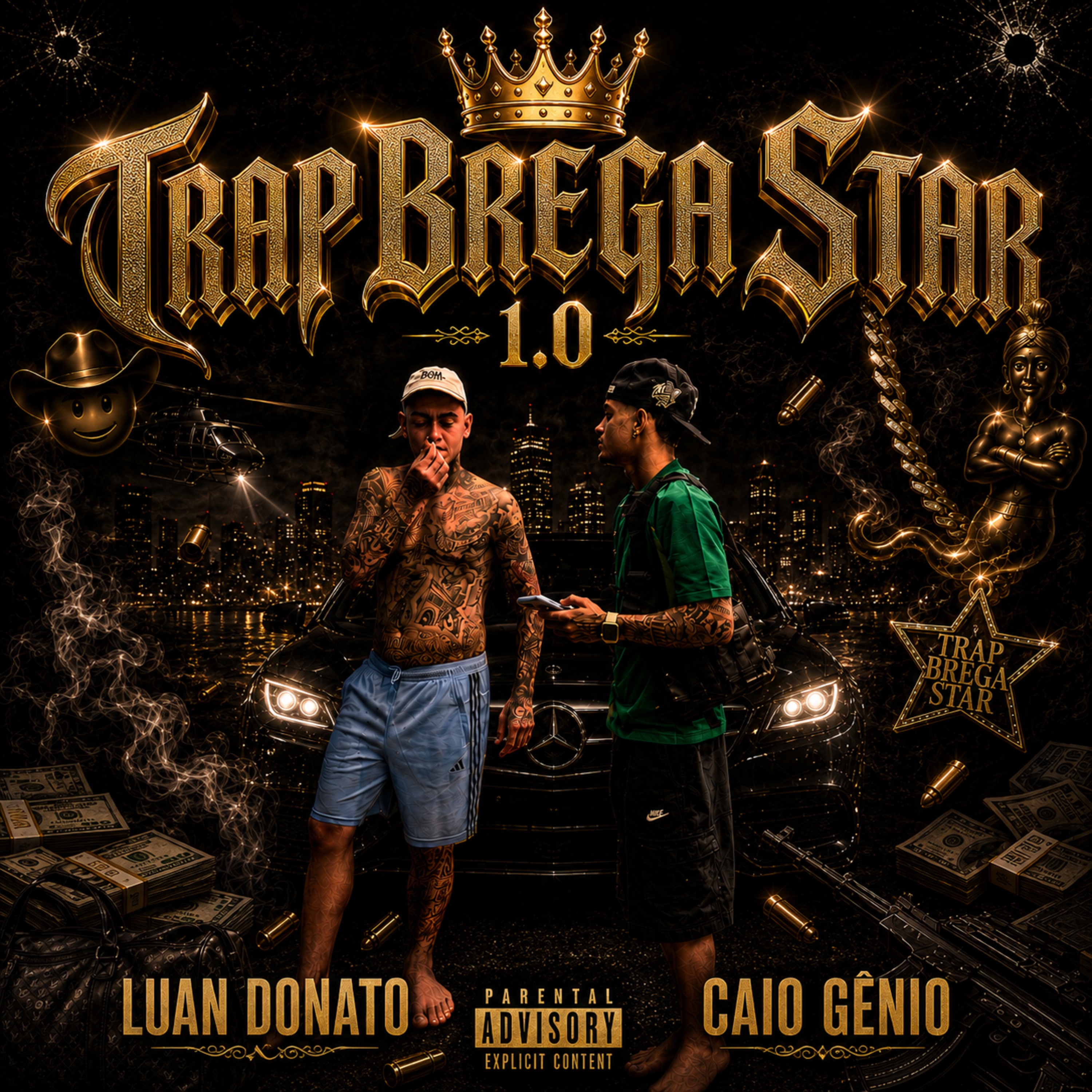 Trapbregastar 1.0 - Single by CAIO O GÊNIO & Luan Donato album cover