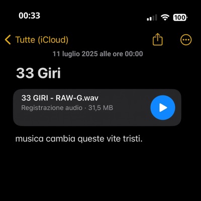 33 GIRI - Single