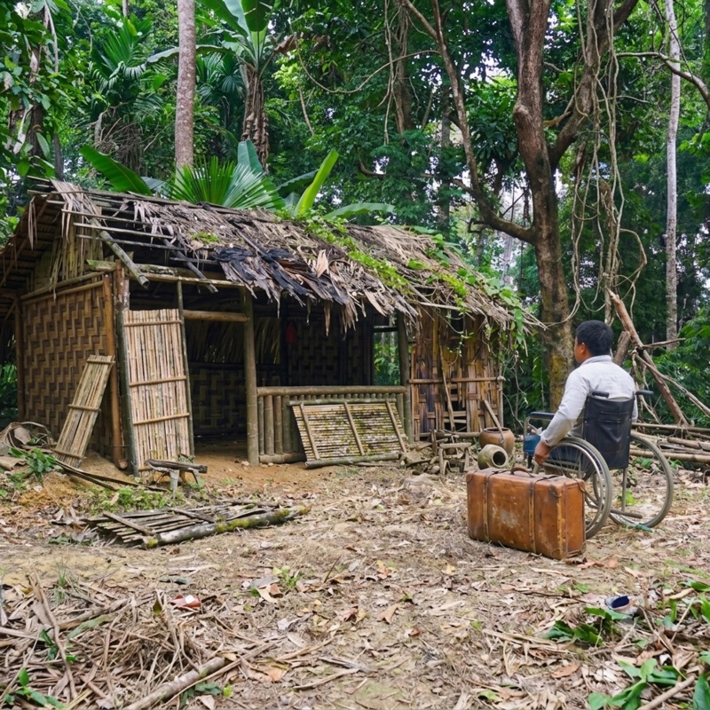 FULL Video | CEO Lost Both Legs, Left the City to Build a Bamboo House and Live Alone in the Forest