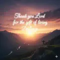 Thank You Lord
