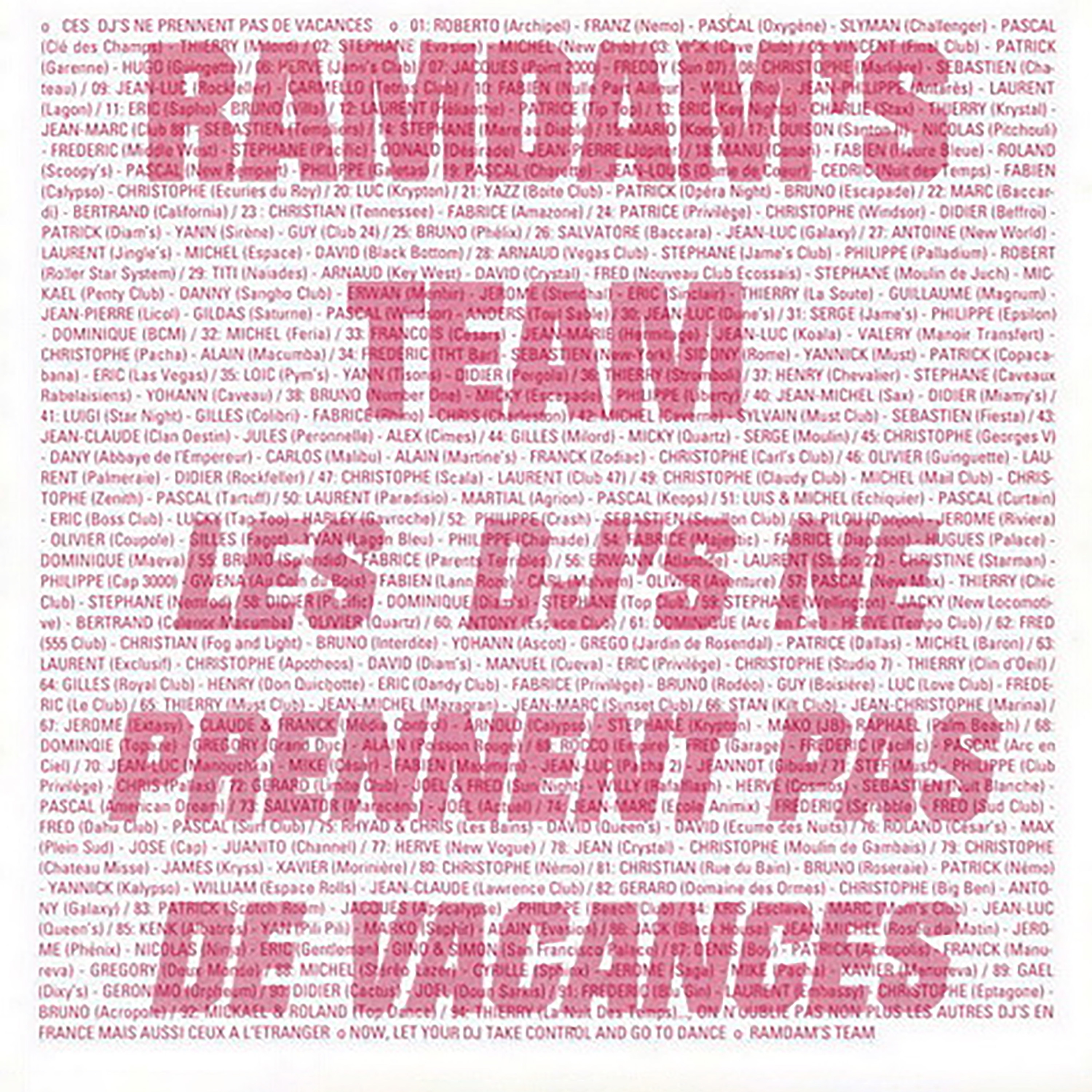 Les DJ'S Ne Prennent Pas De Vacances - Single