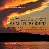 Barber: Sonata for Cello and Piano, Op. 6 - Single - Alan Black