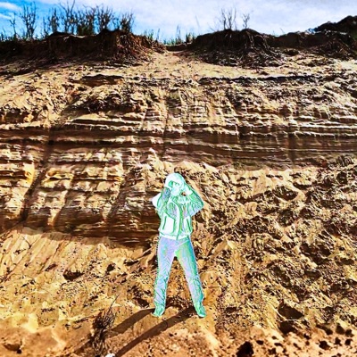 running thru the sand - Single