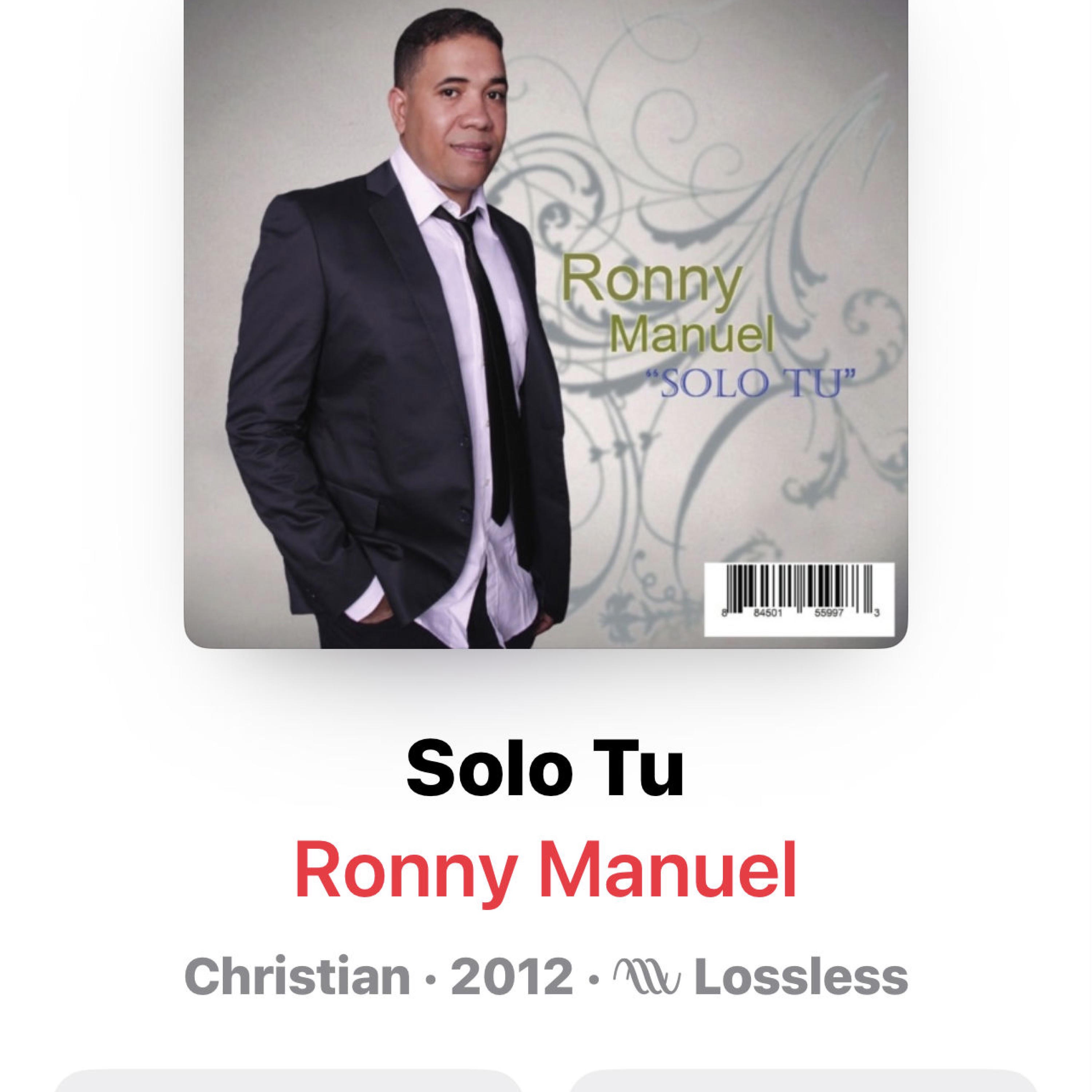 Sólo Tú Ronny Manuell