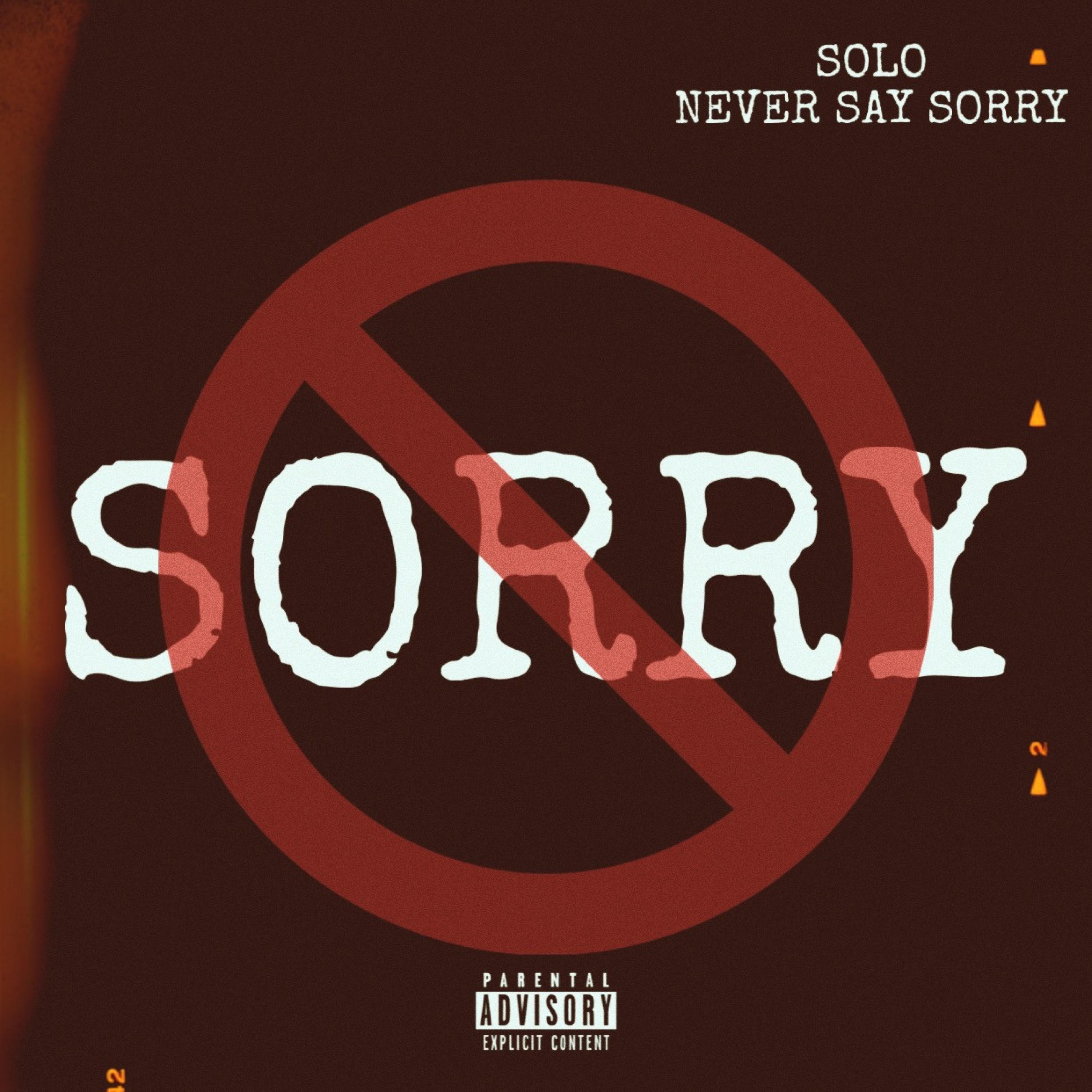 Never Say Sorry - Single