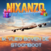 Ik vlieg boven de stoomboot