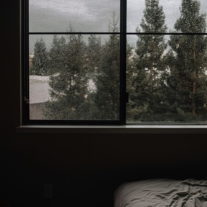 raindrops on the window