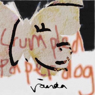 crumpled paper dog - EP