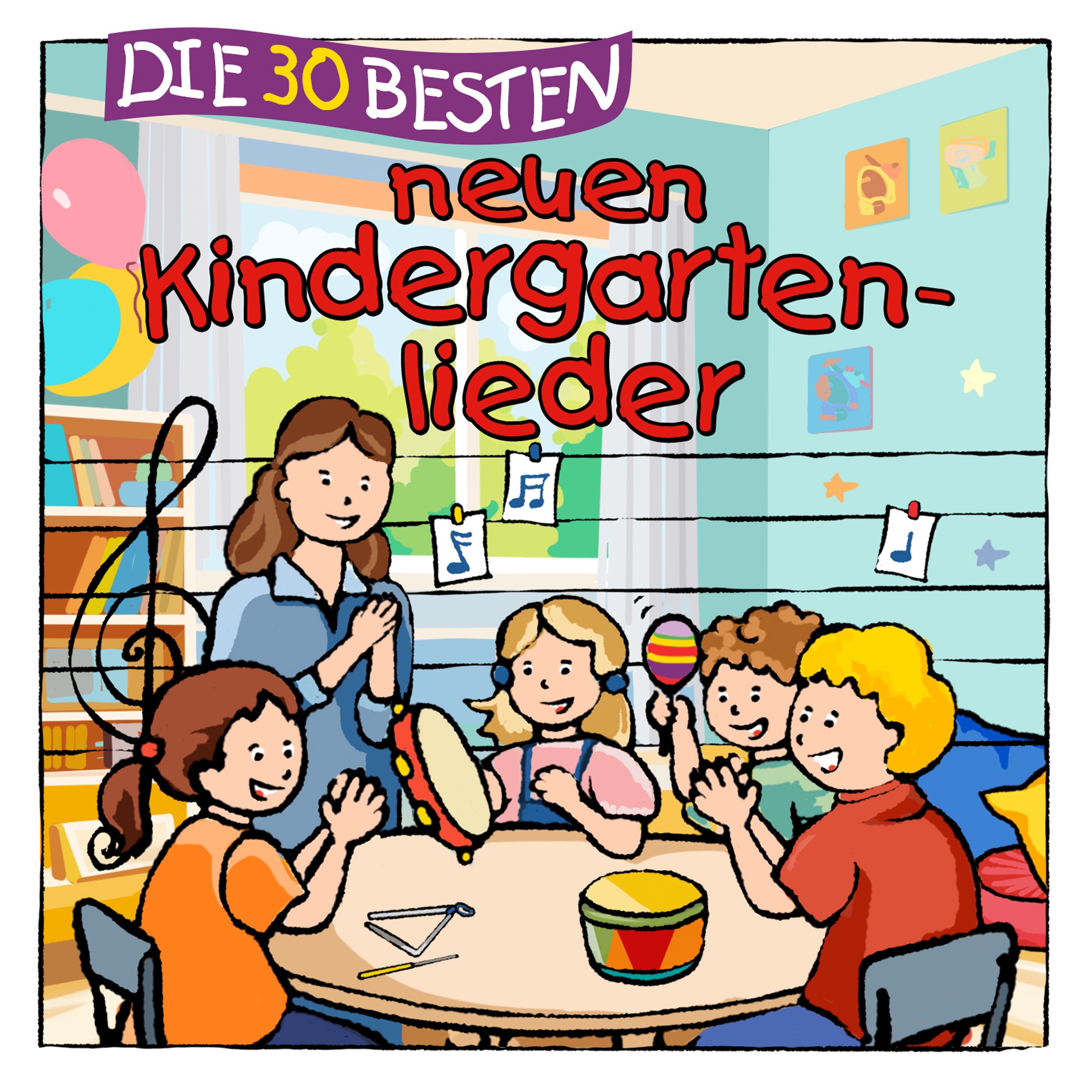 Die 30 besten neuen Kindergartenlieder