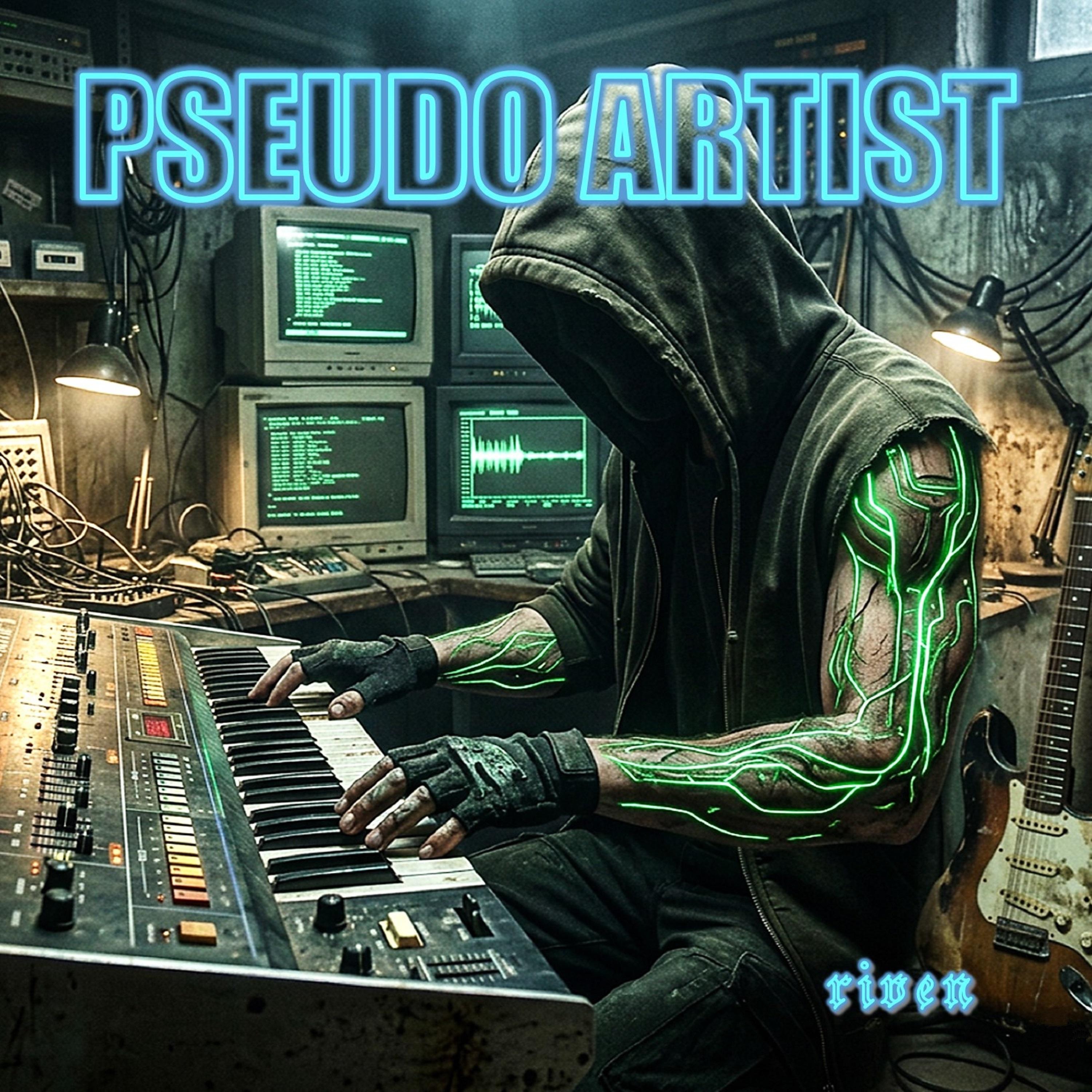 PSEUDO ARTIST (feat. Riven) - Single by armadie album cover