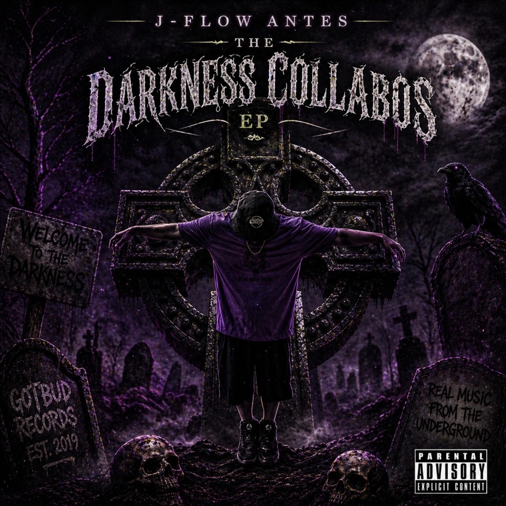 Обложка альбома «The Darkness Collabos EP» — J-Flow Antes