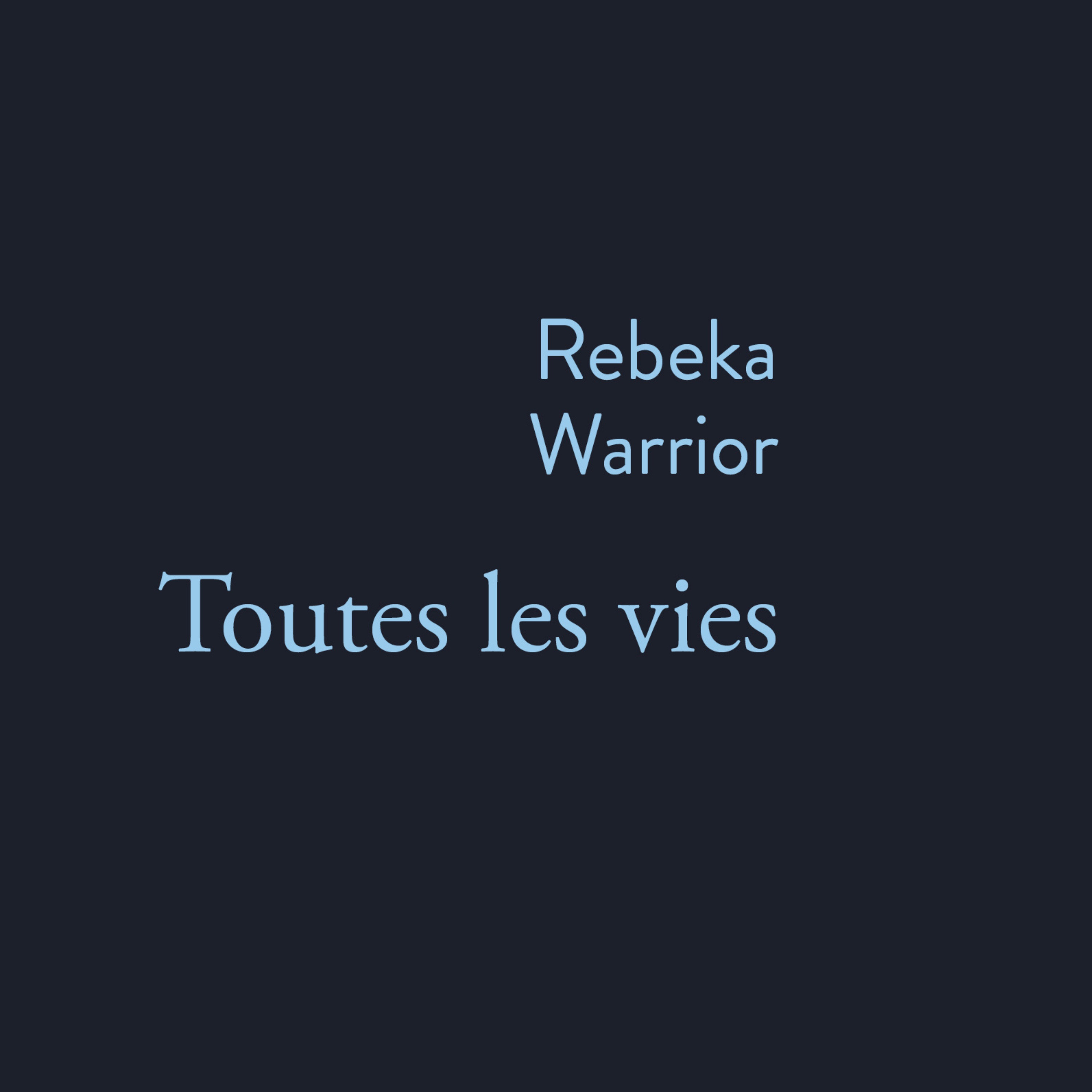 Toutes les vies - Single