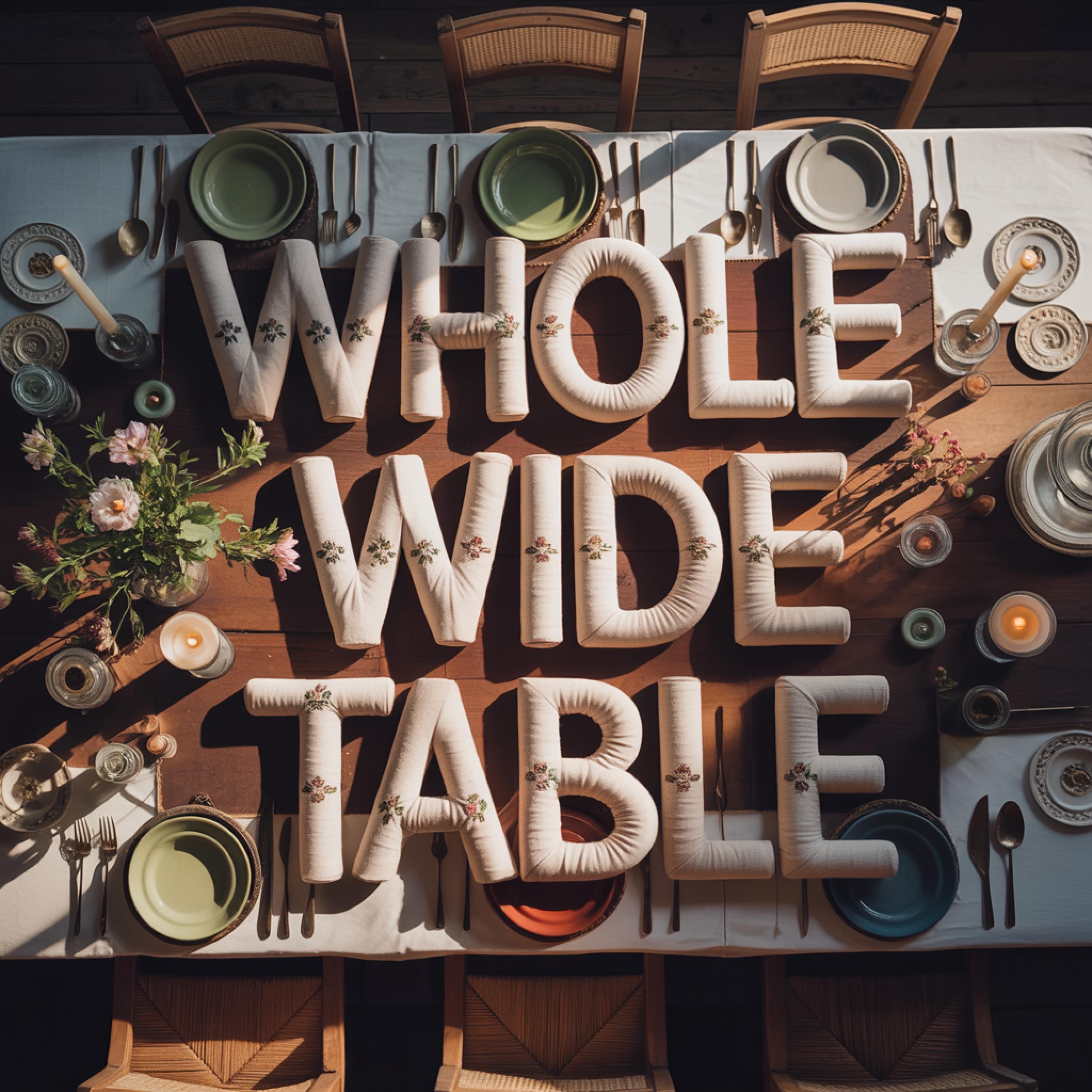 Whole Wide Table - Single