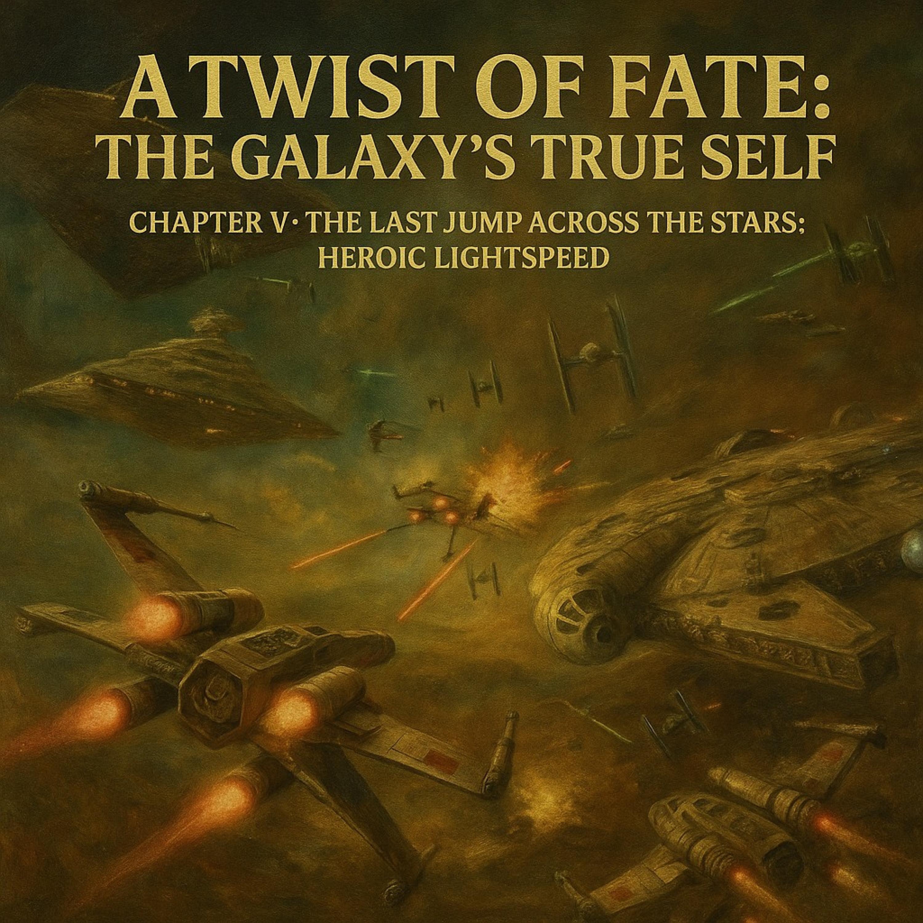 A Twist of Fate: The Galaxy's True Self, Chapter V (The Last Jump Across The Stars: Heroic Lightspeed)
