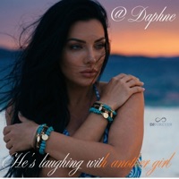 He's laughing with another girl