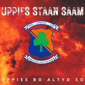 Uppies staan saam