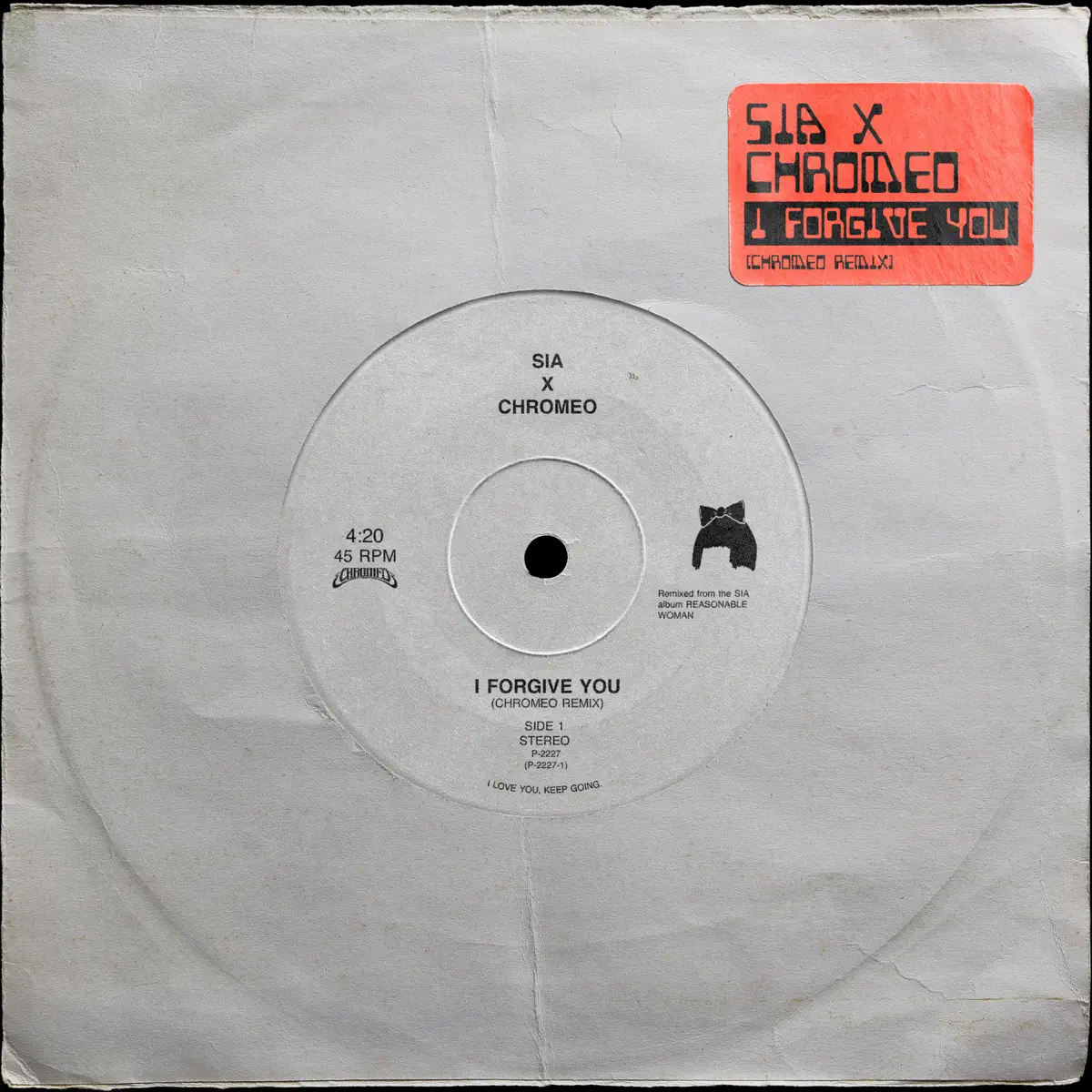 Sia & Chromeo - I Forgive You - Chromeo Remix (radio edit) - Single (2024) [iTunes Plus AAC M4A]-新房子