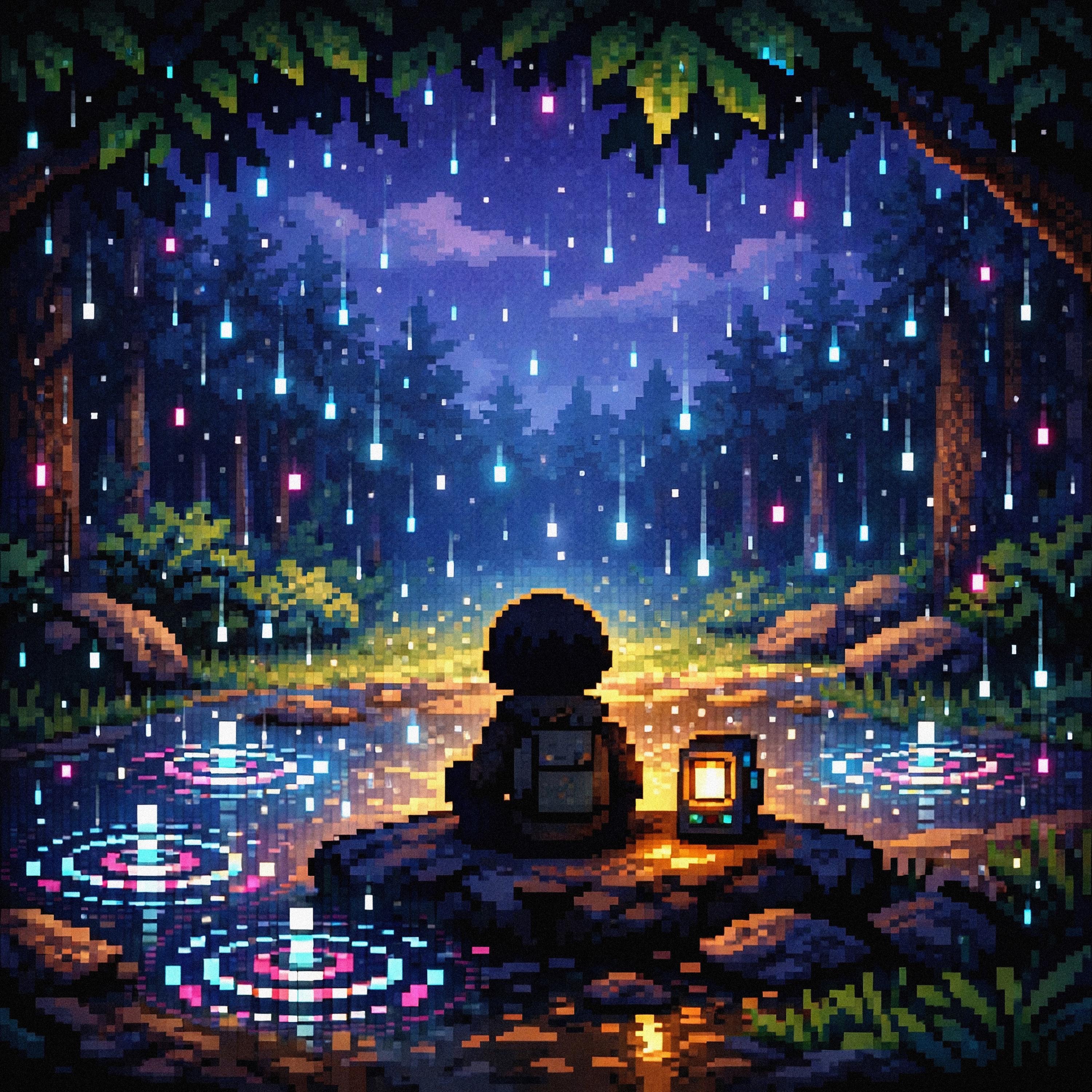 Rainfall in Pixels - Single