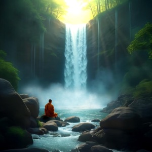 Sacred Waterfall of Purification