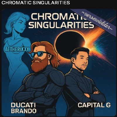 Chromatic Singularities Trapped in a Blackhole - Single